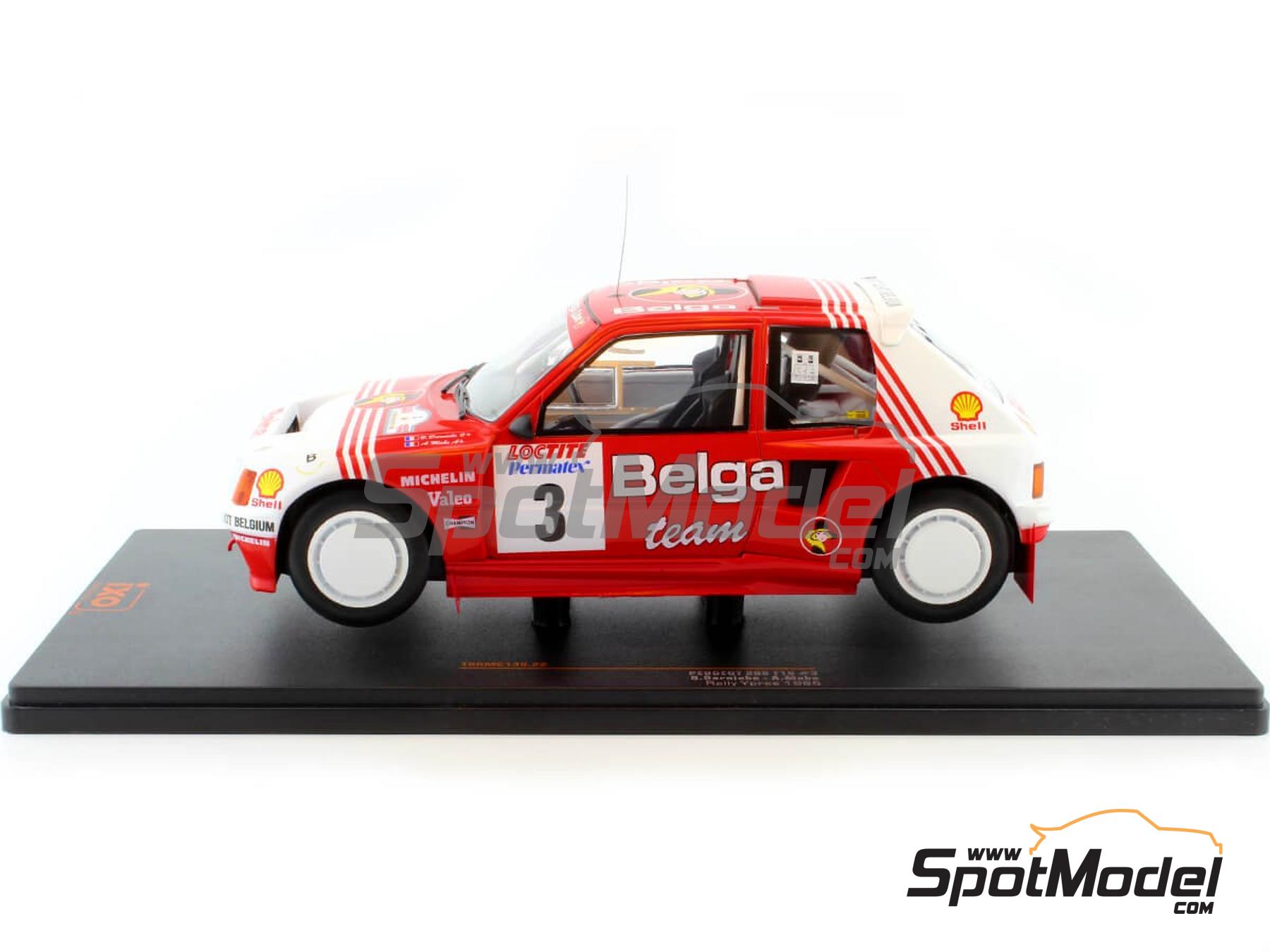Ixo Models RMC135.22: Diecast model car 1/18 scale - Peugeot 205